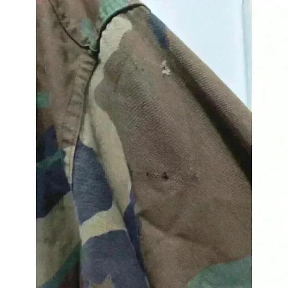 US Military Woodland Camo Cold Weather Top BDU Medium-Reg 8415-01-084-1647 - Picture 5 of 10